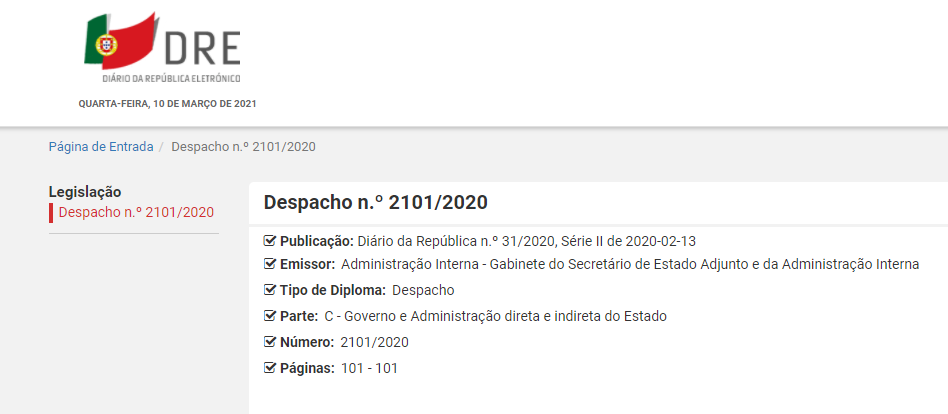 Despacho 2101 2020
